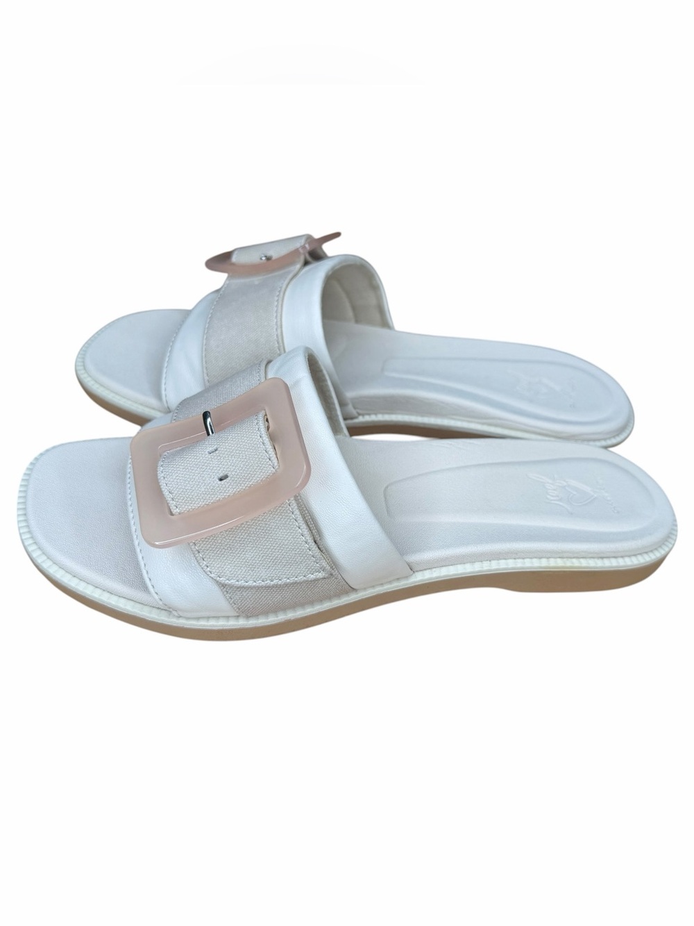 Reef Lana Buckle Slide Sandals White Natural Comfort Women’s 9 - Picture 7 of 12